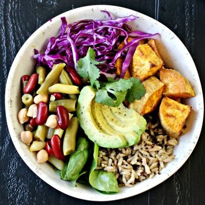 Buddha Bowls with Turmeric Tahini Sauce