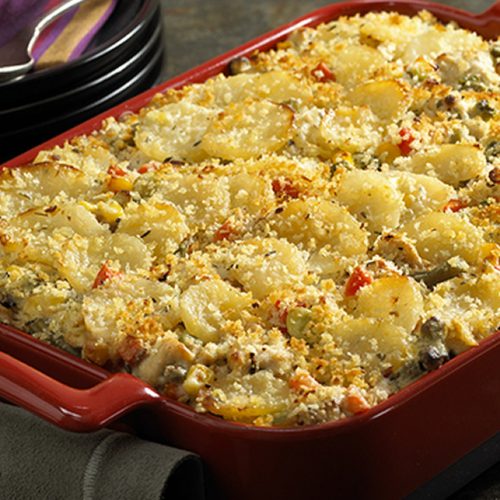 Potato, Turkey & Veggie Casserole